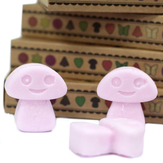 Mushroom Shaped Scented Box of 6 Wax Melts
