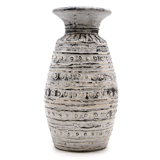 Classic Shaped Cream Vase From Lombok