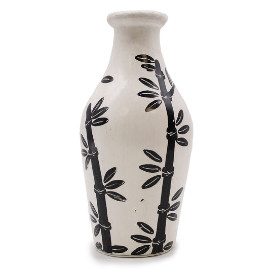 Bamboo Motif Vase From Lombok