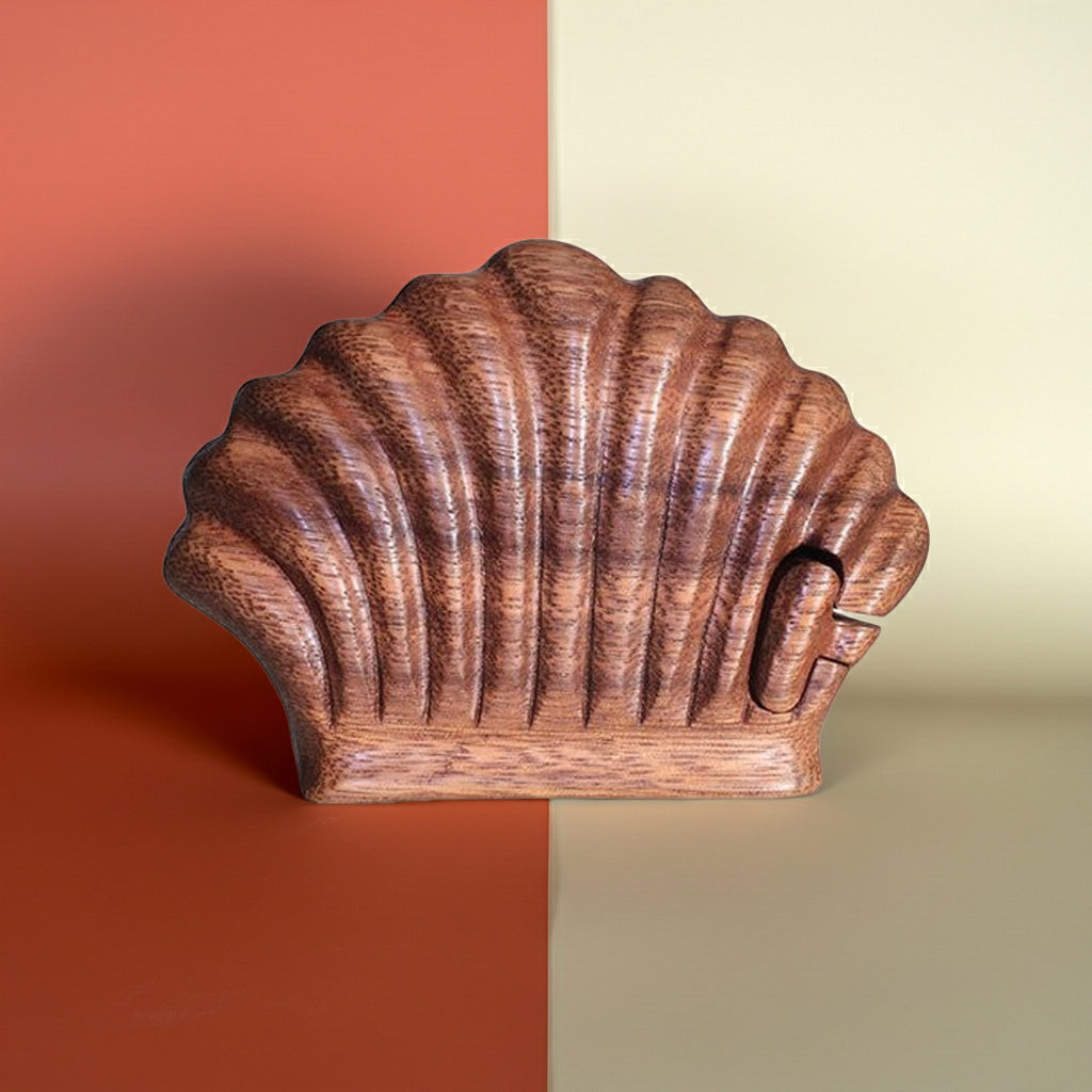Bali Secret Trinket Storage Box - Sea Shell