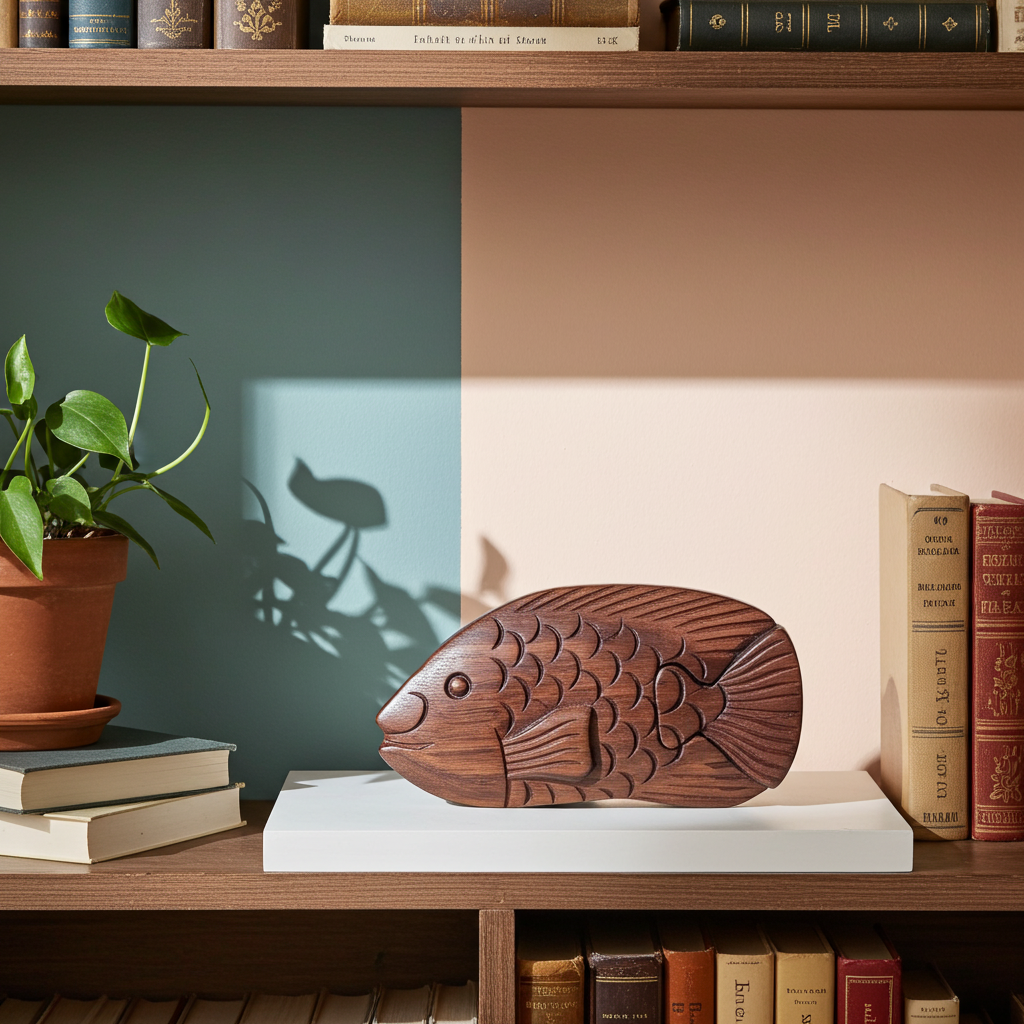 Bali Secret Trinket Storage Box - Fish