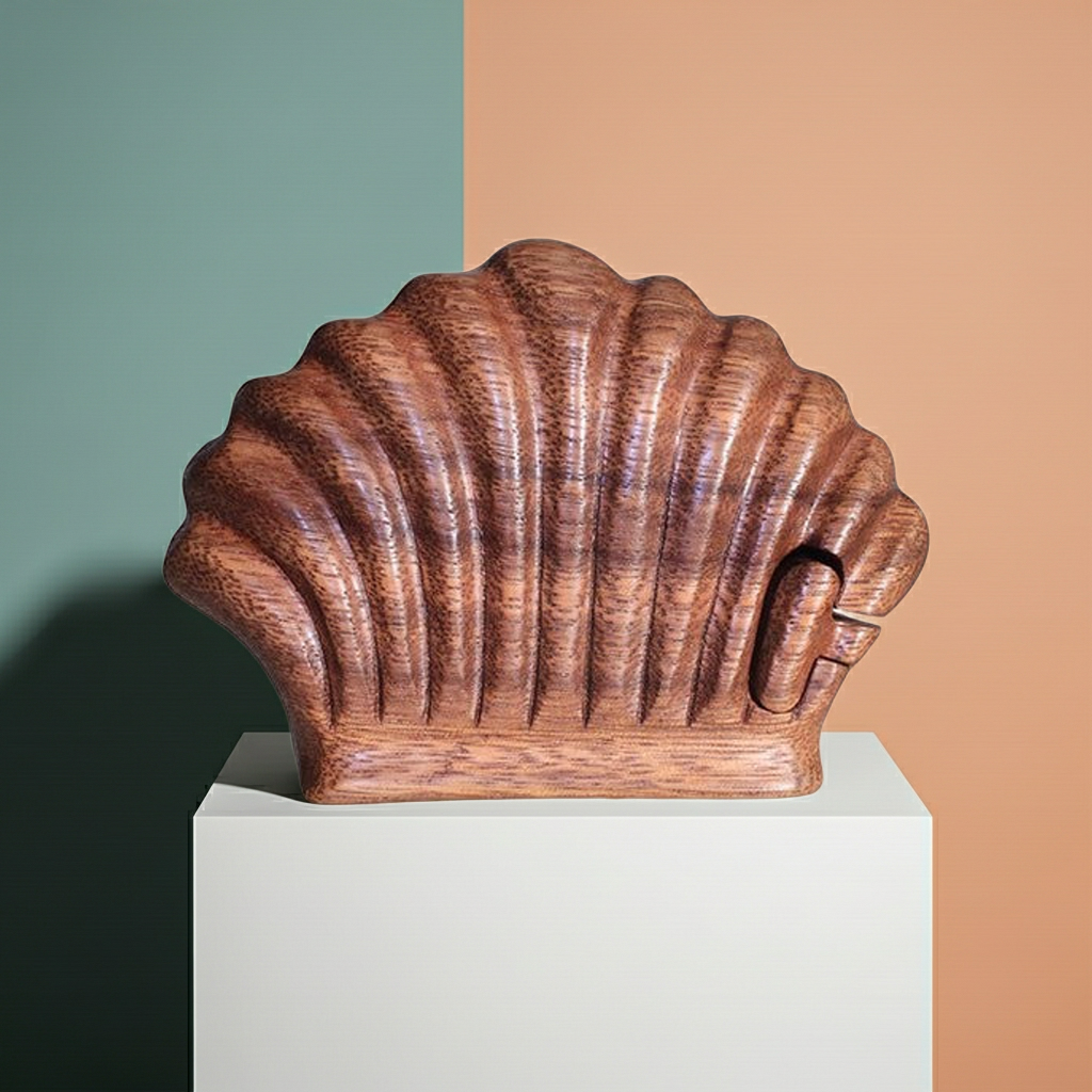 Bali Secret Trinket Storage Box - Sea Shell