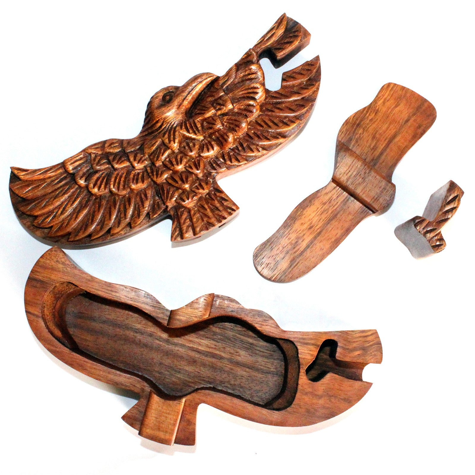 Bali Secret Trinket Storage Box - Eagle