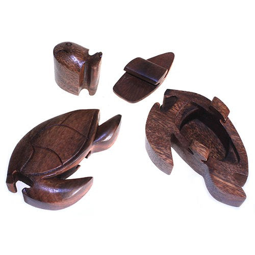 Bali Secret Trinket Storage Box - Sea Turtle