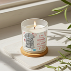 Personalised Vanilla Scented Candle | Custom 6 Line Message Gift