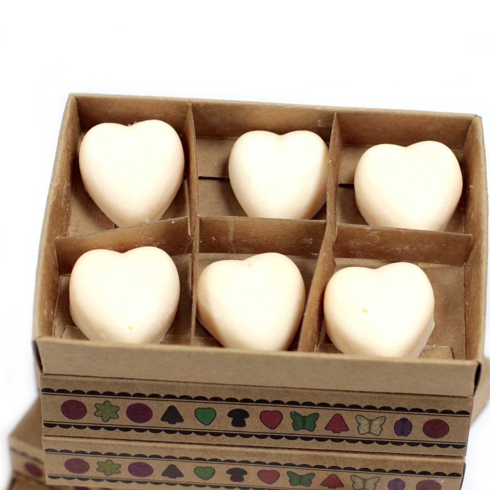 Heart Shaped Scented Box of 6 Wax Melts