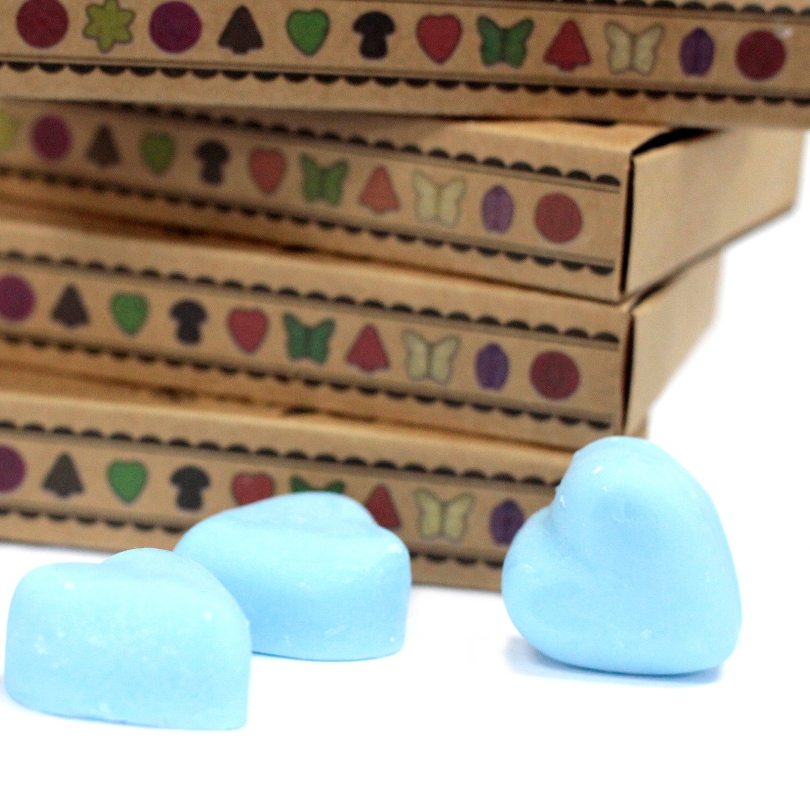 Heart Shaped Scented Box of 6 Wax Melts