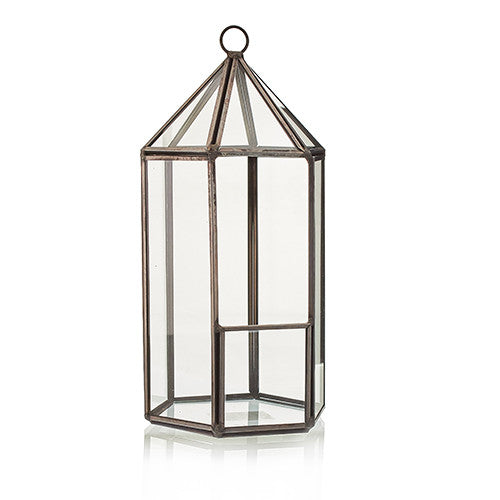 Glass Terrarium - Lantern Shaped