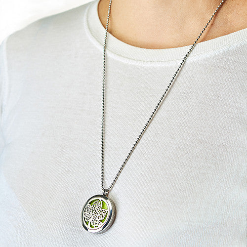 Aromatherapy Diffuser Necklace - 30mm - Artfully Curated Creations and identify whats in the image