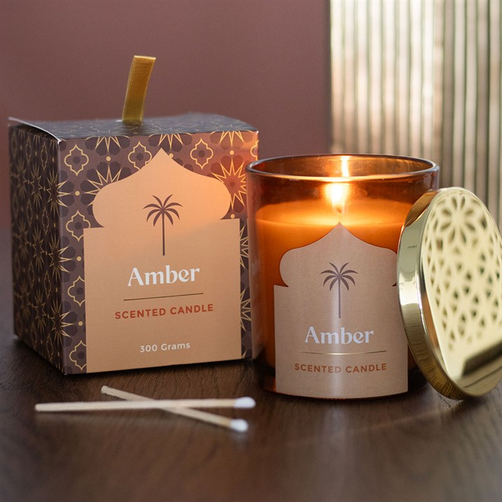 Arabian Nights Amber Scented Candle