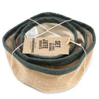 Set Of 3 Natural Jute Baskets