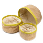 Set Of 3 Natural Jute Baskets