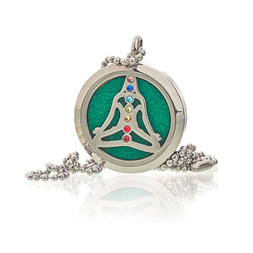 Aromatherapy Diffuser Necklace - 30mm - Artfully Curated Creations and identify whats in the image