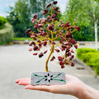 Red Jasper Indian Gemstone Tree