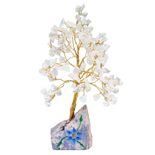 Rock Crystal Indian Gemstone Tree - Artfully Curated Creations and identify whats in the image