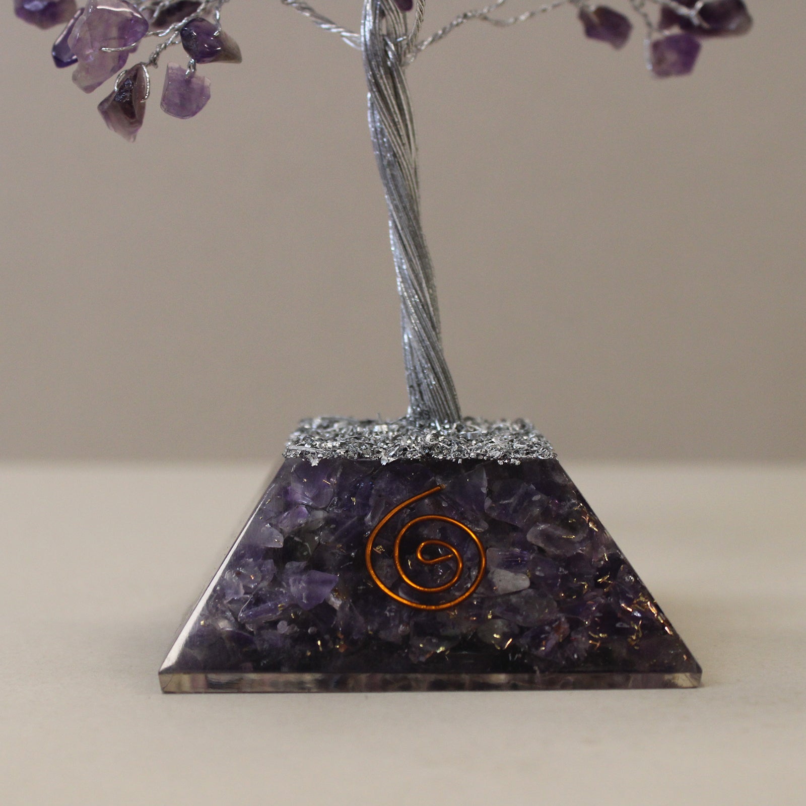 Amethyst Gemstone Tree With Organite Base