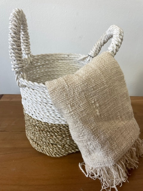 Seagrass Set Of 3 Baskets - Artfully Curated Creations and identify whats in the image
