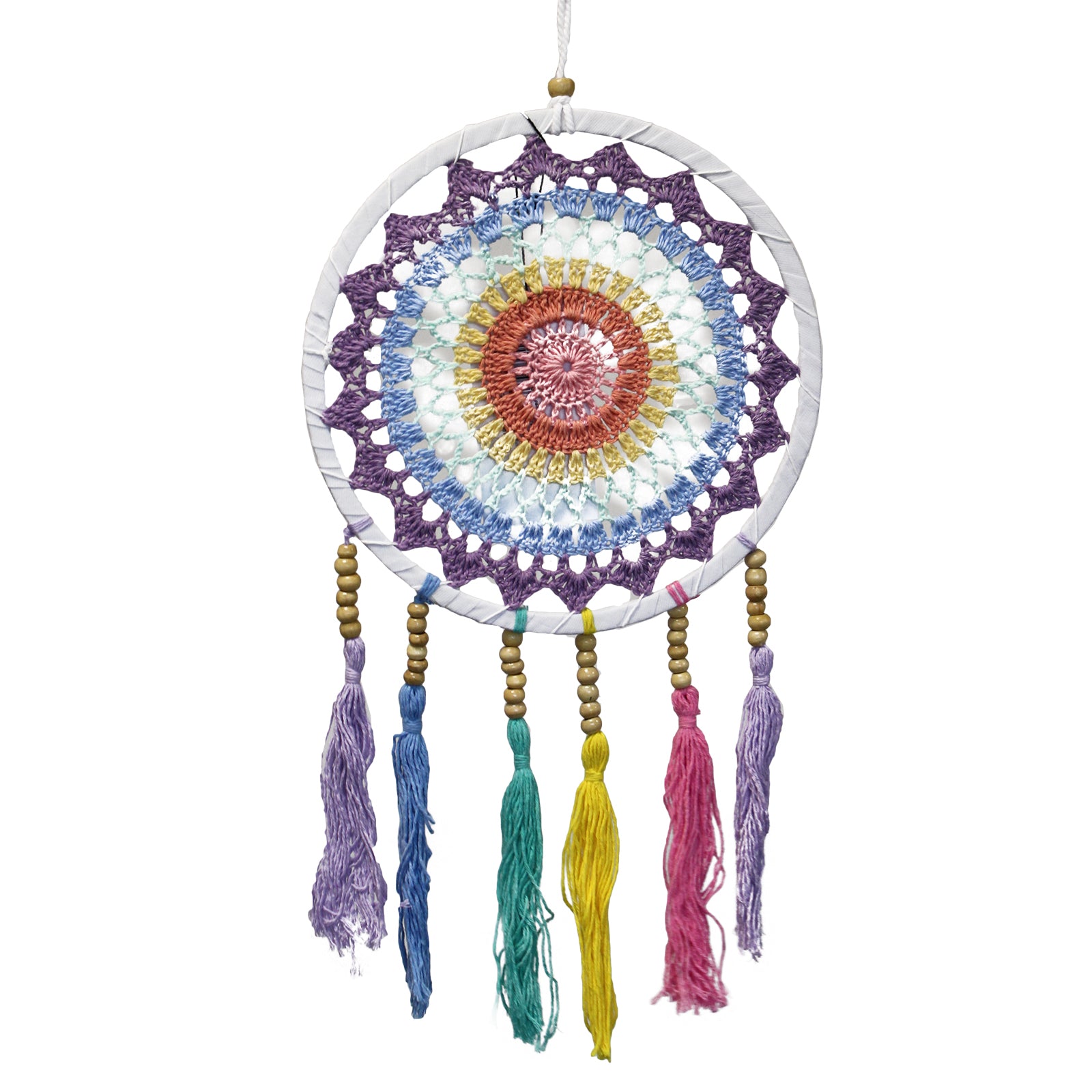 Small Pastel Rainbow Dream Catcher