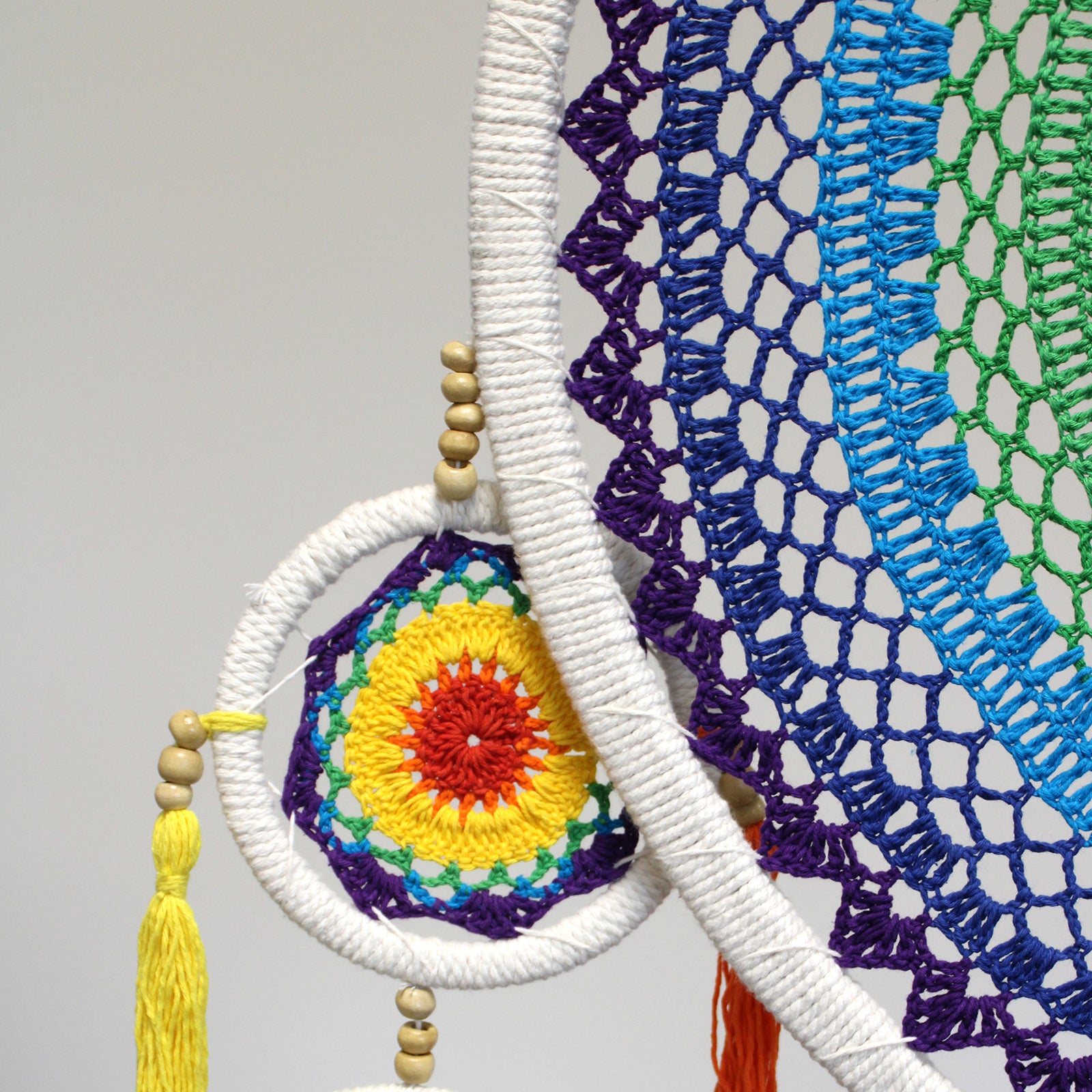 Extra Large Vivid Rainbow Dream Catcher