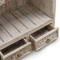 Albasia Wood Bathroom Cabinet | Multiple Colours Available