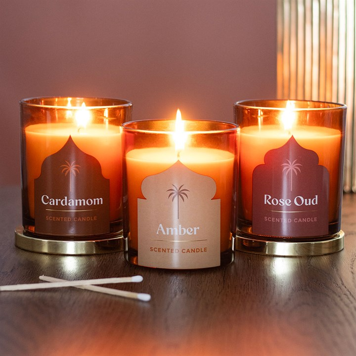 Arabian Nights Amber Scented Candle
