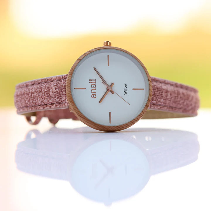 Personalised Ladies Handcrafted Watch By Anaii | Modern Font Engraving | A Personal Gift