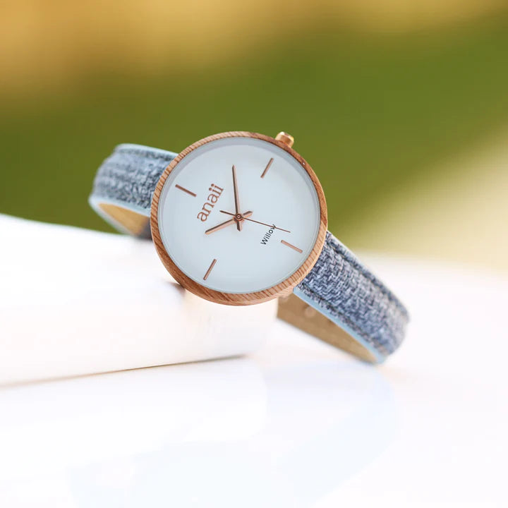 Personalised Ladies Handcrafted Watch By Anaii | Modern Font Engraving | A Personal Gift