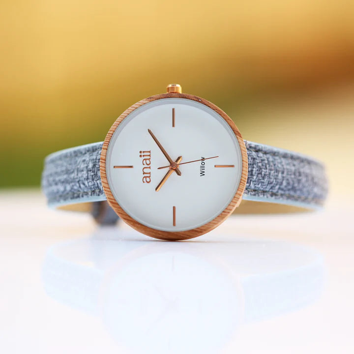 Personalised Ladies Handcrafted Watch By Anaii | Modern Font Engraving | A Personal Gift