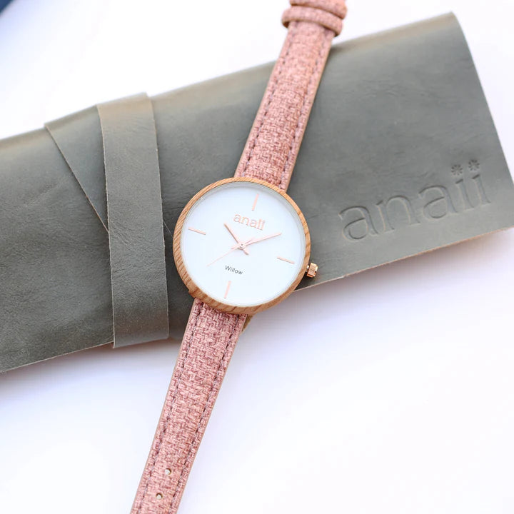 Personalised Ladies Handcrafted Watch By Anaii | Modern Font Engraving | A Personal Gift