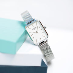 Personalised Ladies Lillie Handcrafted Watch By Architect London | Modern Font Engraving | A Personal Gift