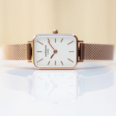 Personalised Ladies Lillie Handcrafted Watch By Architect London | Modern Font Engraving | A Personal Gift