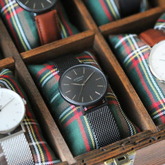 Personalised Men's Handcrafted Watch By Architect London | Modern Font Engraving | A Personal Gift
