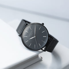 Personalised Men's Handcrafted Watch By Architect London | Modern Font Engraving | A Personal Gift