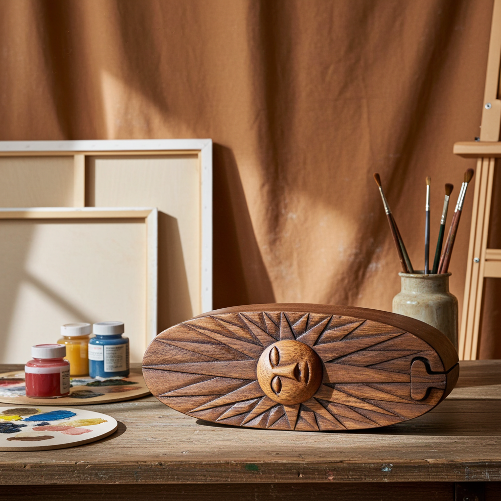 Bali Secret Trinket Storage Box - Sun