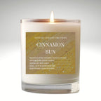 Art Candle Original Clay Artwork Scented Soy Wax in clear glass, Handmade Gift, Wedding Favour, Elegant Home Décor Candle, Luxury Party Bag