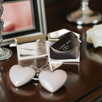 Personalised  Secret Message Engraved Cufflinks | Modern Font Engraved | A Personal Gift