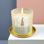 Personalised Spring Bunny Vanilla Candle Jar | Custom Seasonal Gift
