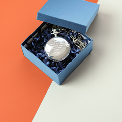 Personalised Handcrafted Roman Skeleton Pocket Watch | Modern Font Engraving | A Personal Gift