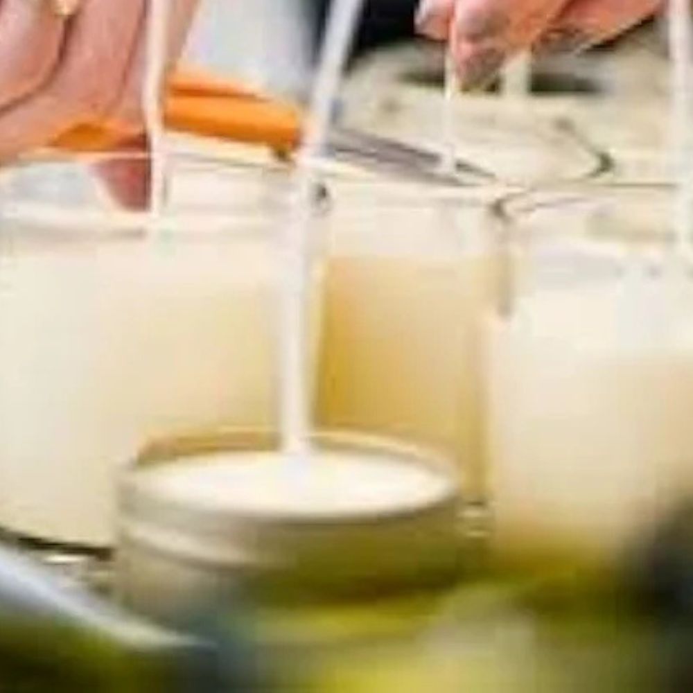 Art Candle Original Clay Artwork Scented Soy Wax in clear glass, Handmade Gift, Wedding Favour, Elegant Home Décor Candle, Luxury Party Bag