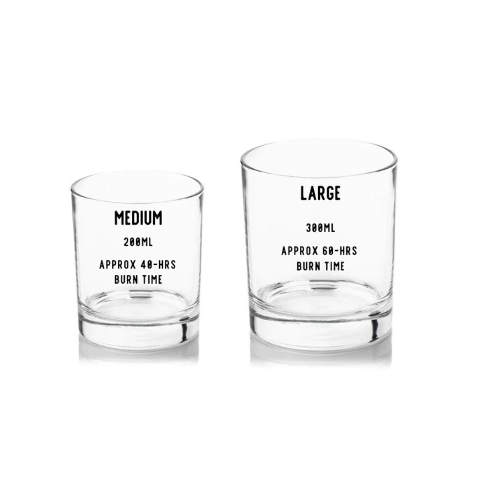 Art Candle Original Clay Artwork Scented Soy Wax in clear glass, Handmade Gift, Wedding Favour, Elegant Home Décor Candle, Luxury Party Bag