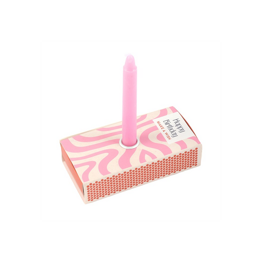 Set of 3 Happy Birthday Candles in a Box