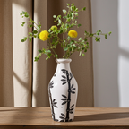 Bamboo Motif Vase From Lombok