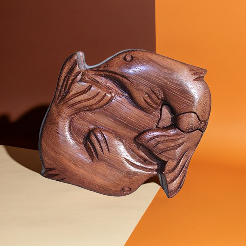 Bali Secret Trinket Storage Box - Dolphins