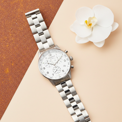 Personalised Men's Endeavour Luxury Handcrafted Swiss Made Watch By Architect London | Modern Font Engraving | A Personal Gift