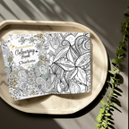 Personalised Botanical Zen Colouring Book | Relaxing Mindful Meditation Gift for Adults | Floral Gift For Nature Lovers