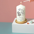 Me to You ‘Love You to the Moon and Back’ Personalised Pillar Candle