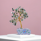 Moss Agate Indian Gemstone Tree