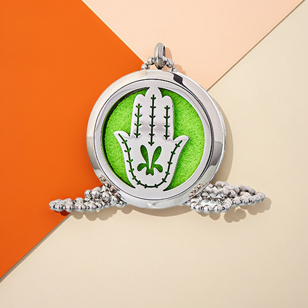 Aromatherapy Diffuser Necklace - 30mm - Artfully Curated Creations and identify whats in the image