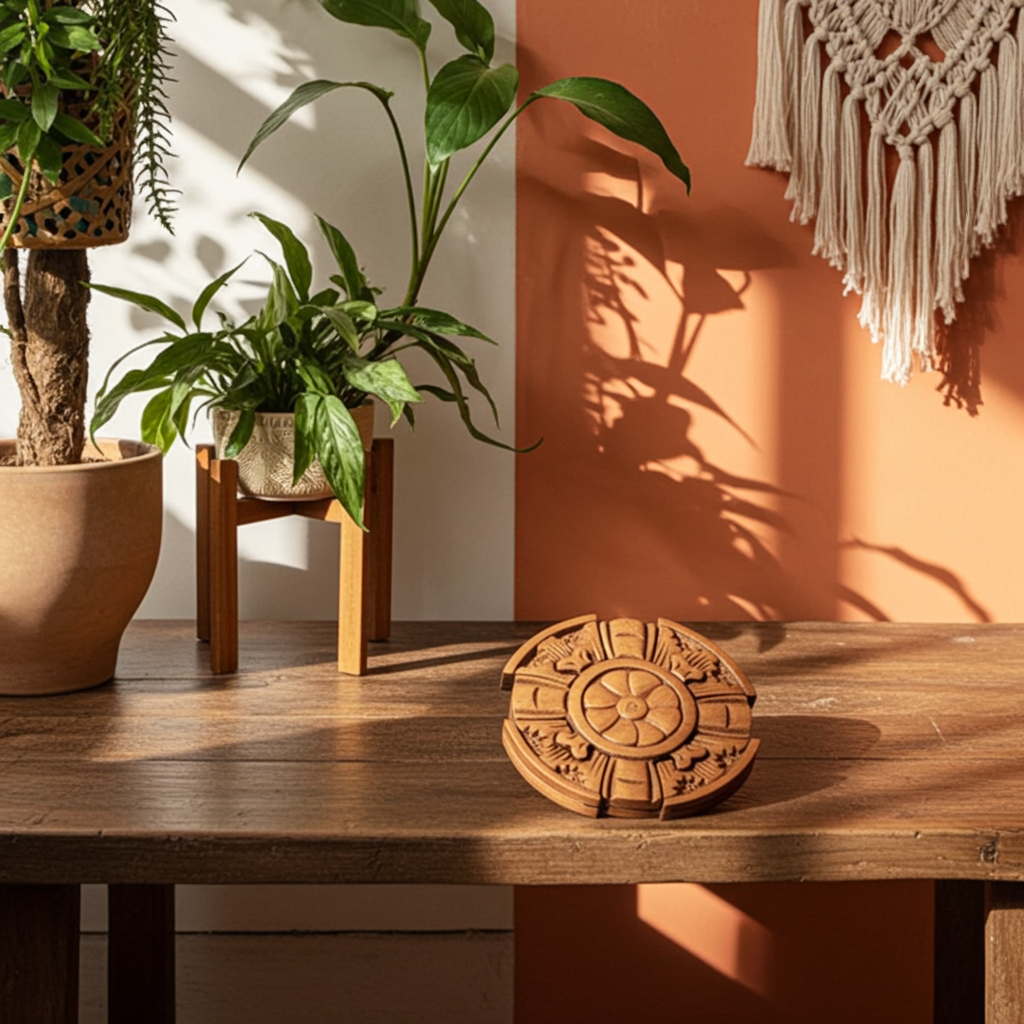 Bali Secret Trinket Storage Box - Petal