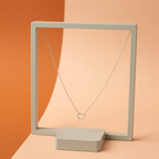 Personalised Sterling Silver Heart Necklace | Engraved Gift Box for Birthdays, Weddings & Mother’s Day